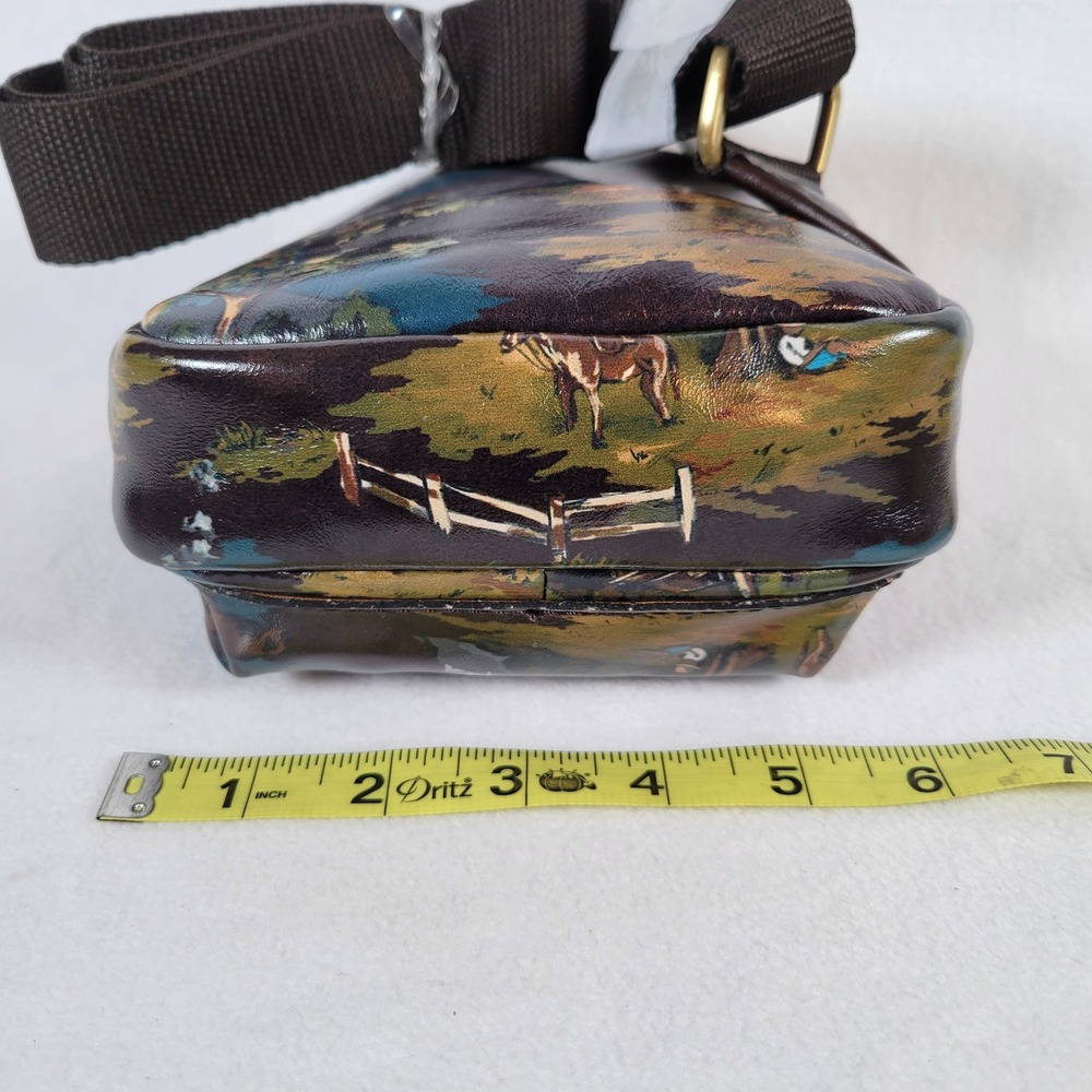 Patricia Nash Womens Louetta Convertible Sling Backpack French Cottagecore Black - Picture 3 of 10